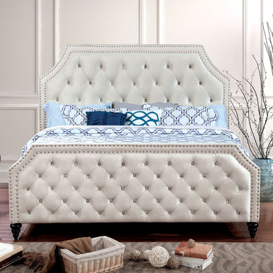 CLAUDINE Beige Queen Bed image