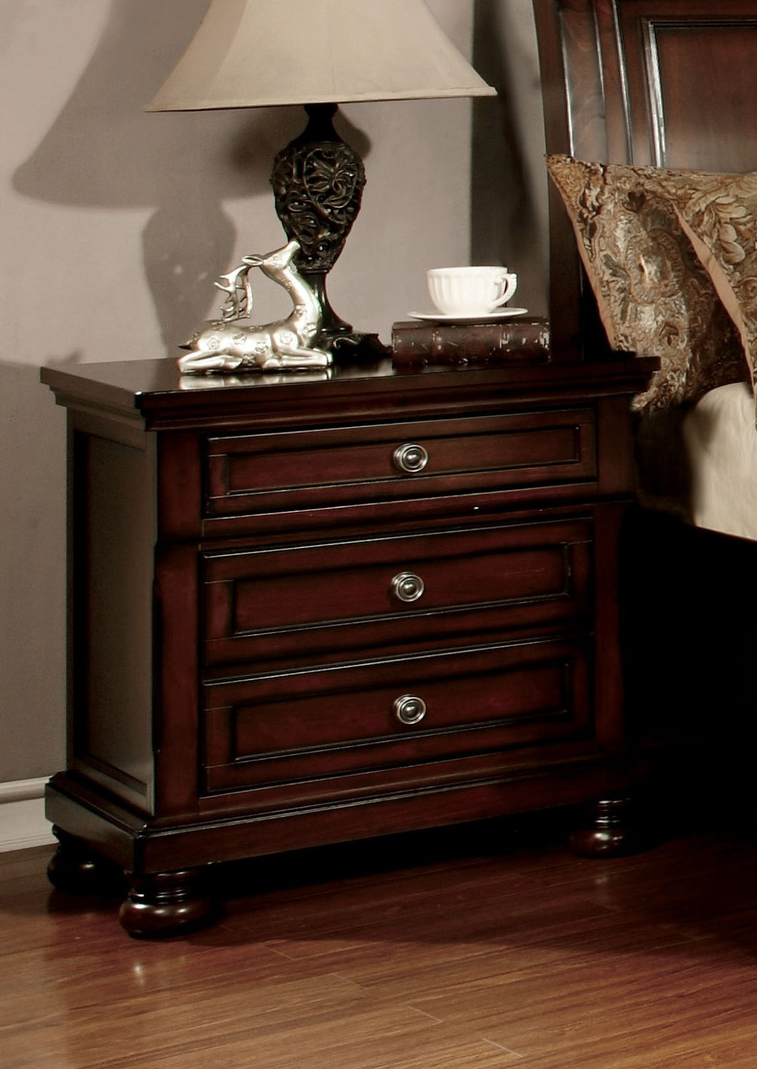 NORTHVILLE Dark Cherry Night Stand