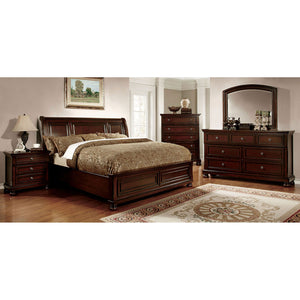 NORTHVILLE Dark Cherry 5 Pc. Queen Bedroom Set w/ 2NS