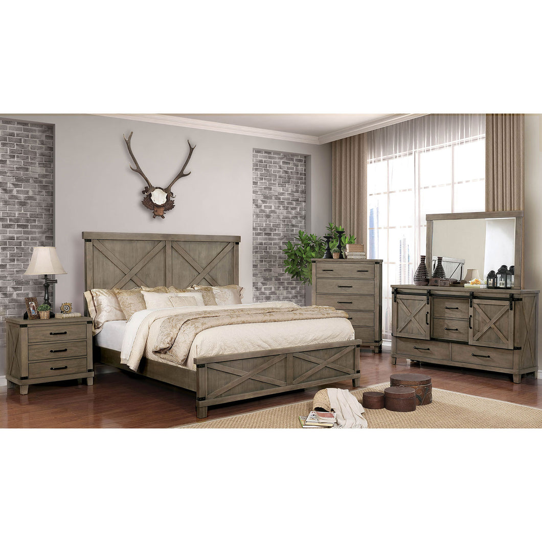 Bianca Dark Walnut 5 Pc. Queen Bedroom Set w/ Chest