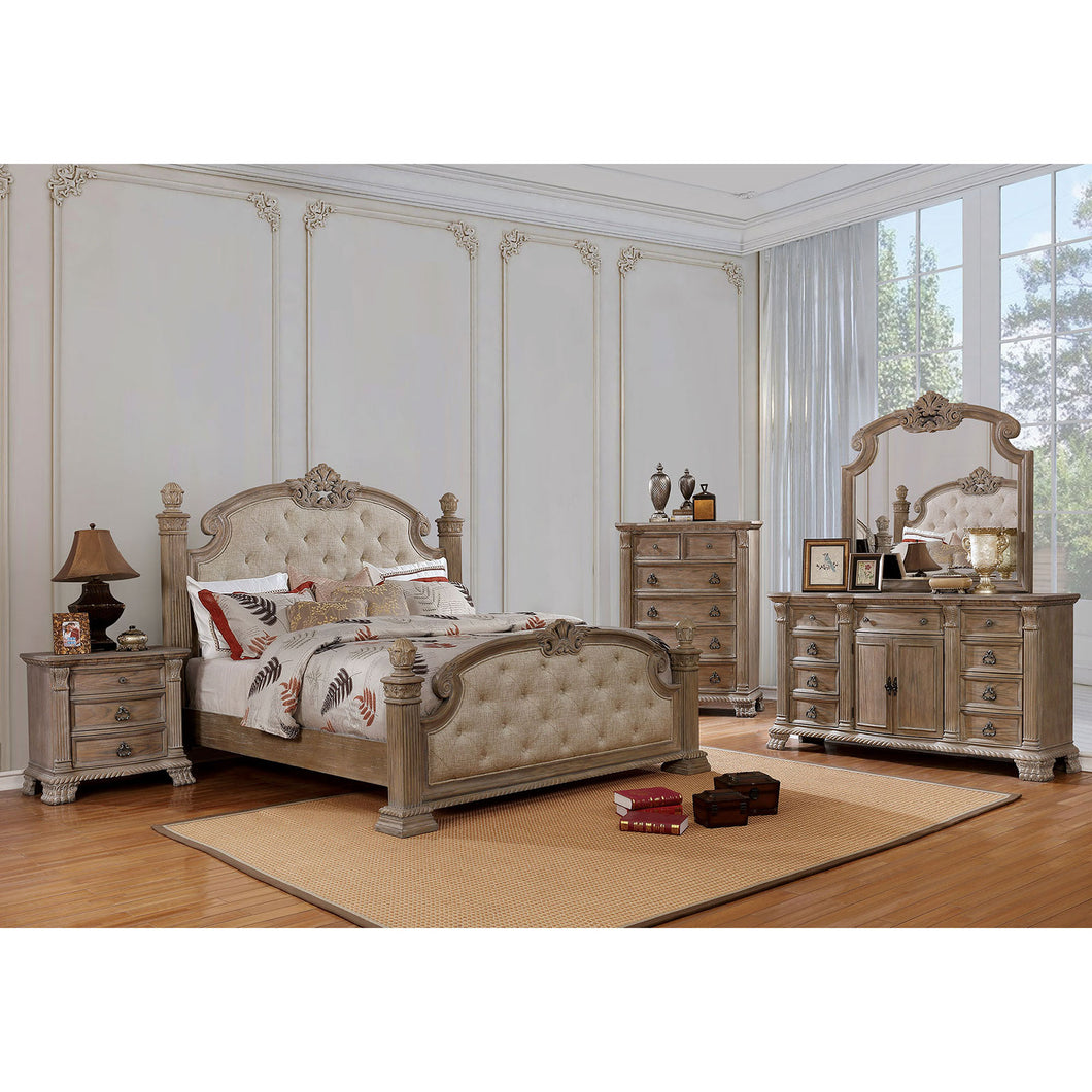 Montgomery Rustic Natural 4 Pc. Queen Bedroom Set