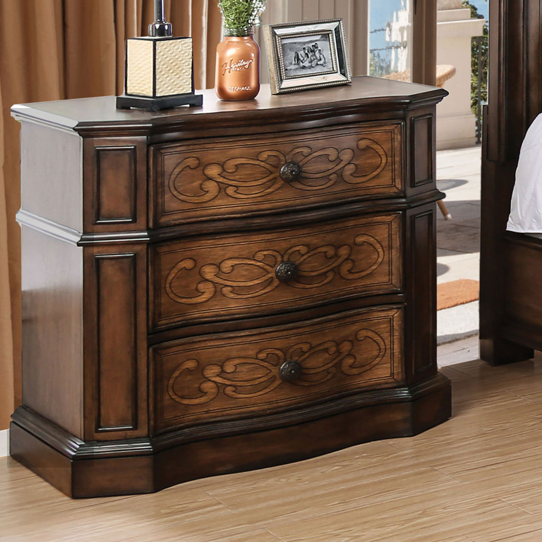 EMMALINE Warm Chestnut Night Stand