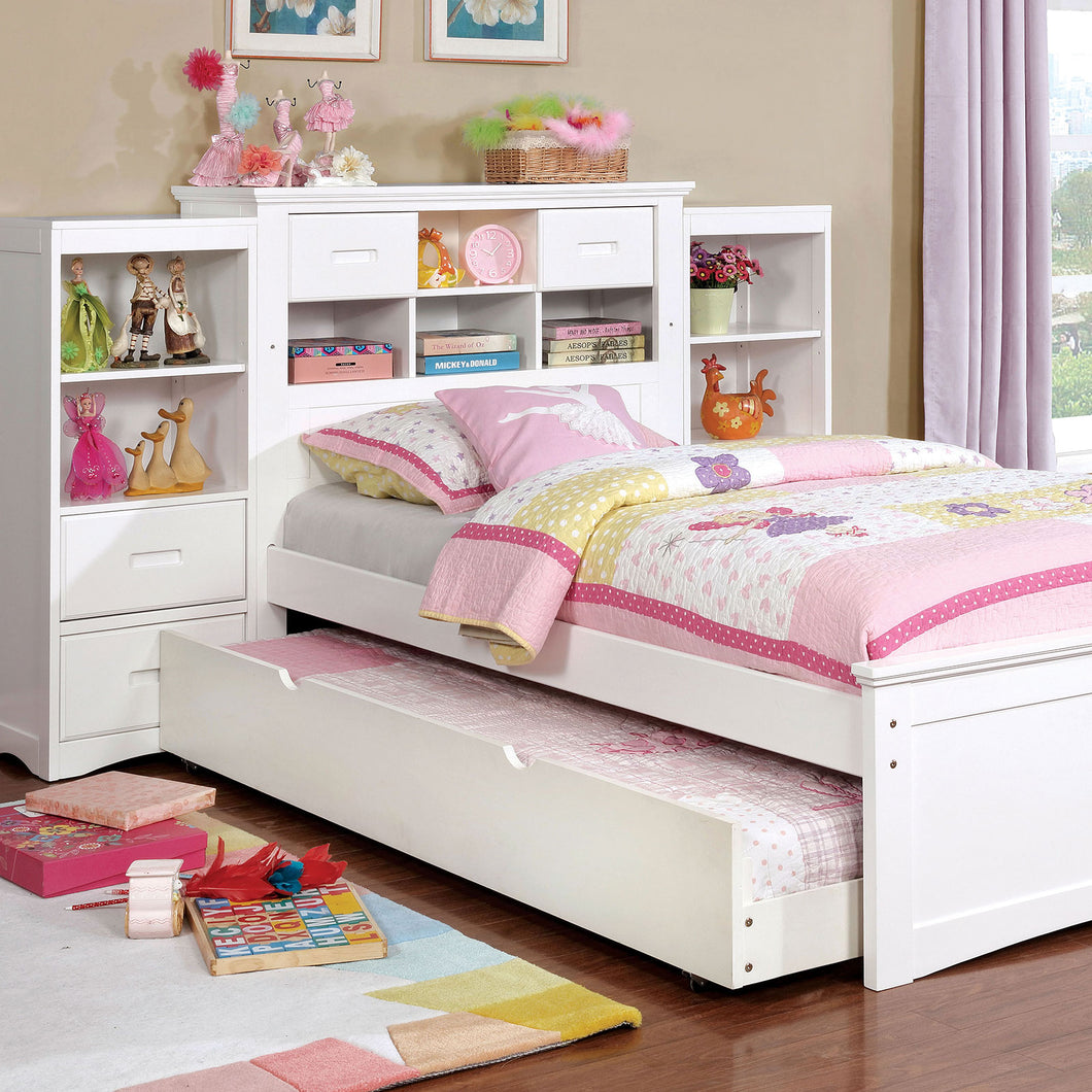 Pearland White Twin Bed