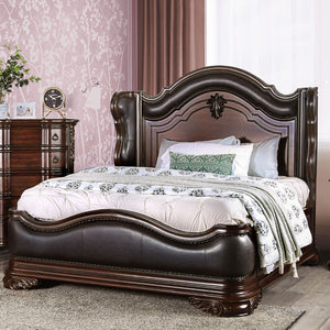 Arcturus Brown Cherry Cal.King Bed