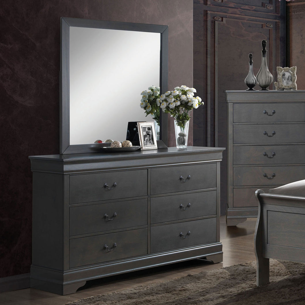 LOUIS PHILIPPE III Gray Dresser