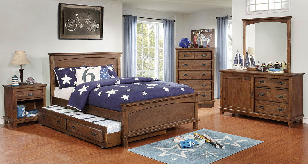 Colin Dark Oak 4 Pc. Full Bedroom Set