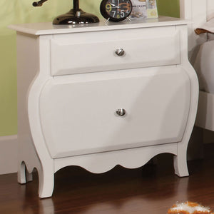 Roxana White Night Stand