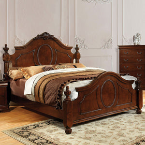 Velda II Brown Cherry Cal.King Bed