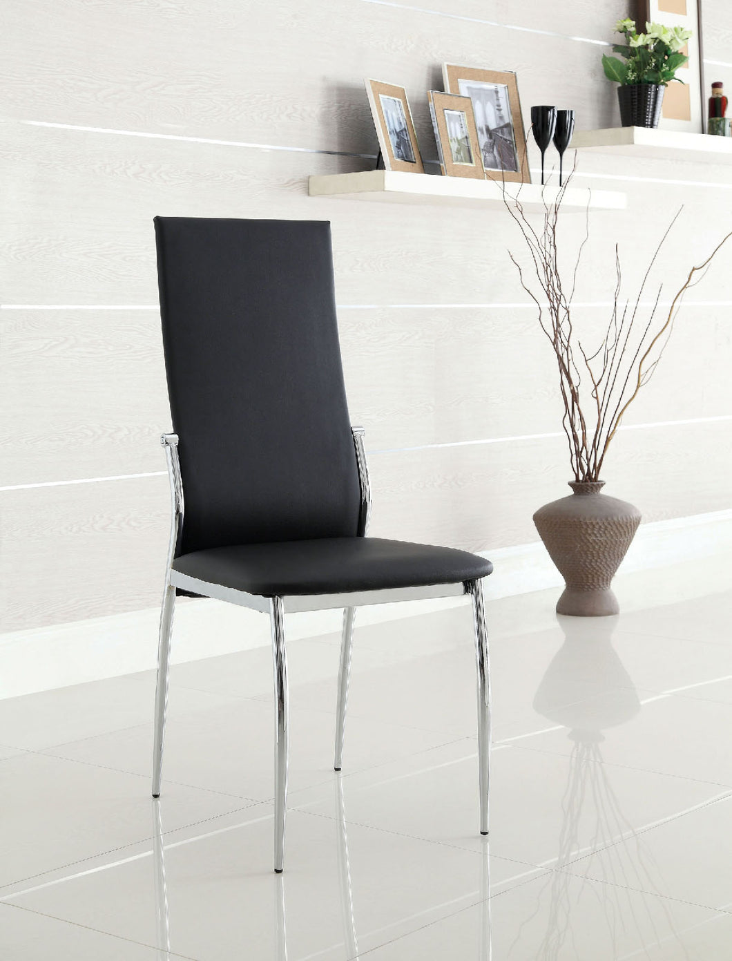 Kalawao Black Side Chair (2/CTN)