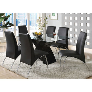 Wailoa Black 7 Pc. Dining Table Set