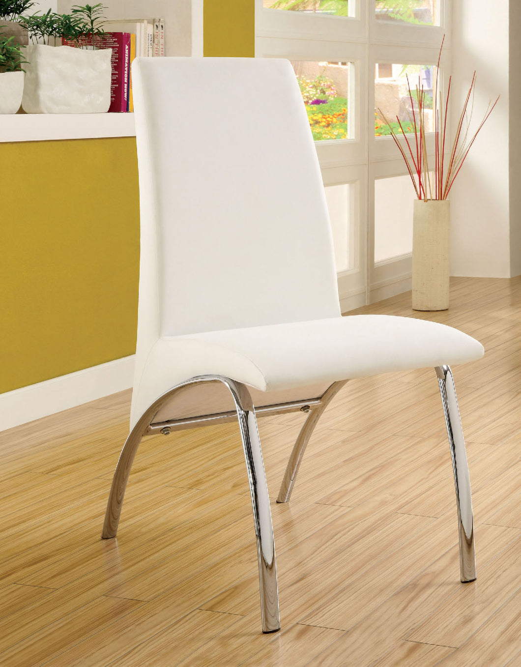 Glenview White Side Chair