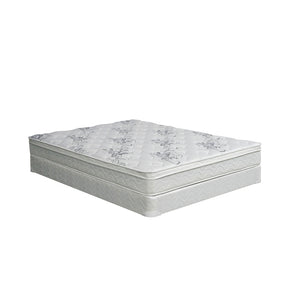 JALEN White 9" Euro Top Mattress, Twin