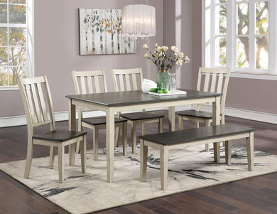 Frances Rustic 6 Pc. Dining Table Set image