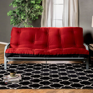 KNOX Red 8" Red/Black Futon Mattress w/ Inner Spring