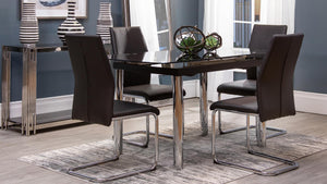 5 Piece Dining Room Set (D30DT+D41DC-BLK) image