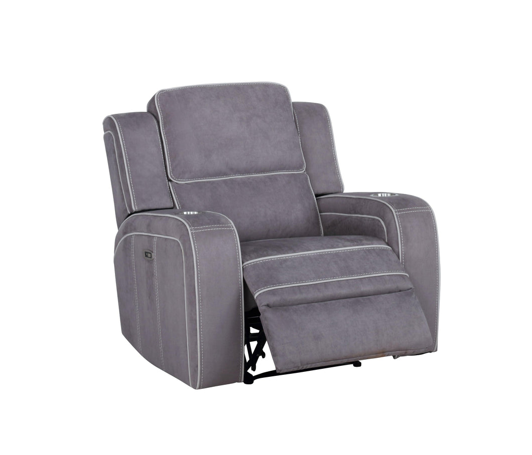 POWER RECLINER Dark & Light Grey image