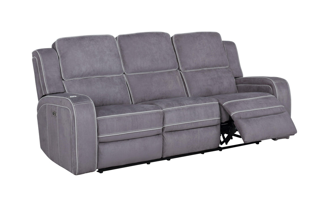 POWER RECLINING SOFA Dark & Light Grey image