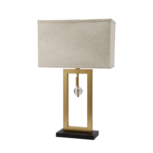 Tara Gold 9.5"H Table Lamp