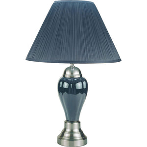 Hanna Gray 27"H Grey Table Lamp
