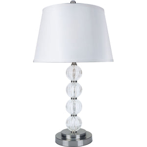 Oona Silver/Clear 30"H Table Lamp (2/CTN)