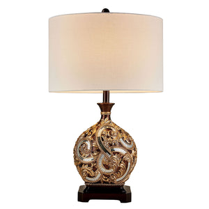 Guadalupe Gold/Brown 29.5"H Golden Brown Table Lamp
