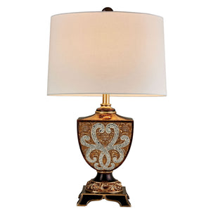 Dolores Gold/Brown 28.5"H Golden Brown Table Lamp