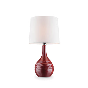 Ida Burgundy Table Lamp