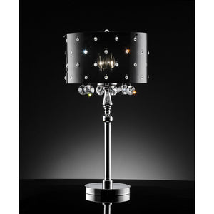 Bronte Black/Chrome Table Lamp