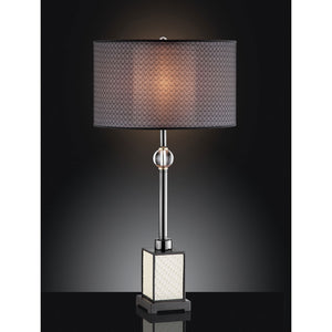 Magda Black/Chrome Table Lamp