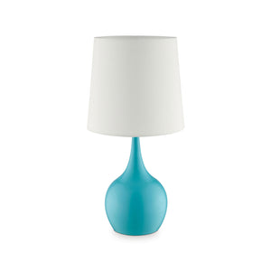 Edie Blue 23.5"H Matte Blue Table Lamp