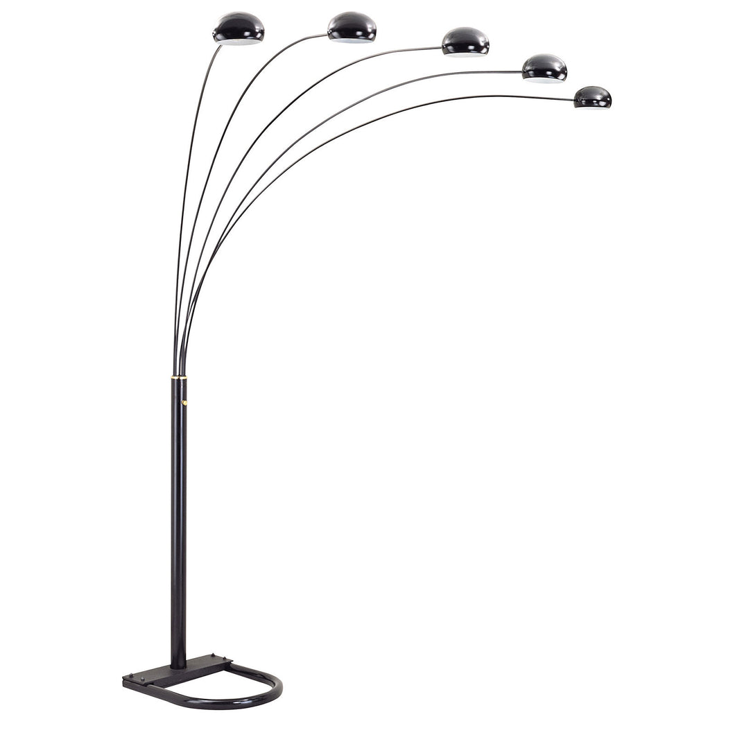 Flora Black Arch Lamp