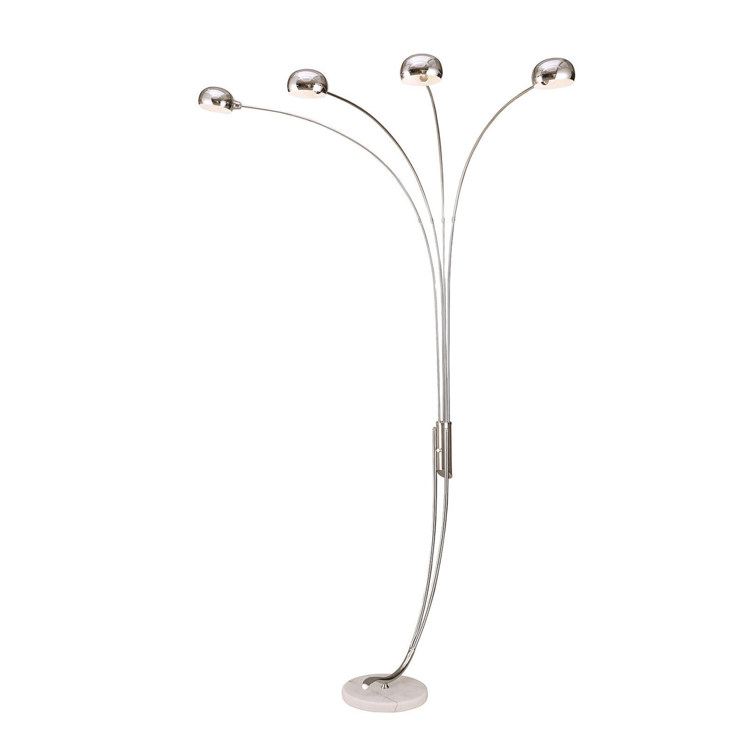 Loretta Chrome Arch Lamp