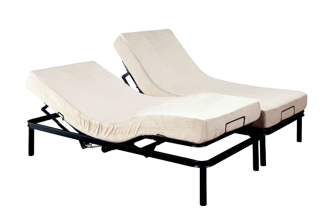 FRAMOS Black Adjustable Bed Frame - E.King