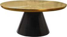 Load image into Gallery viewer, Martini Brushed Gold/Matte Black Coffee Table image
