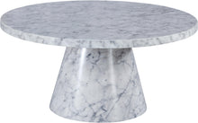 Load image into Gallery viewer, Omni White Faux Marble Coffee Table image
