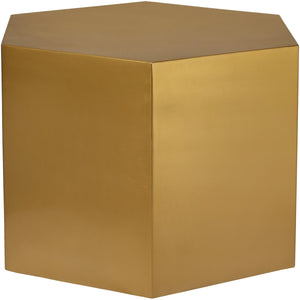 Hexagon Brushed Gold Coffee Table image