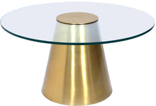 Load image into Gallery viewer, Glassimo Brushed Gold Coffee Table image
