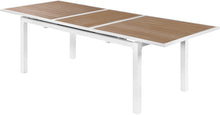Load image into Gallery viewer, Nizuc Brown manufactured wood Outdoor Patio Extendable Aluminum Dining Table image
