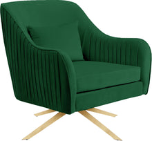 Load image into Gallery viewer, Paloma Green Velvet Accent Chair image
