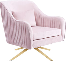 Load image into Gallery viewer, Paloma Pink Velvet Accent Chair image
