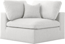 Load image into Gallery viewer, Serene Cream Linen Fabric Deluxe Cloud Corner Chair image
