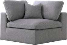 Load image into Gallery viewer, Serene Grey Linen Fabric Deluxe Cloud Corner Chair image
