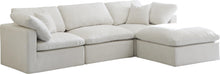 Load image into Gallery viewer, Plush Cream Velvet Standard Cloud Modular Sectional image
