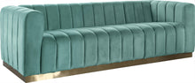 Load image into Gallery viewer, Marlon Mint Velvet Sofa image
