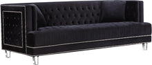 Load image into Gallery viewer, Lucas Black Velvet Sofa image
