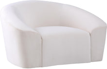 Load image into Gallery viewer, Riley Cream Velvet Chair image
