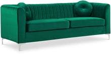 Load image into Gallery viewer, Isabelle Green Velvet Sofa image
