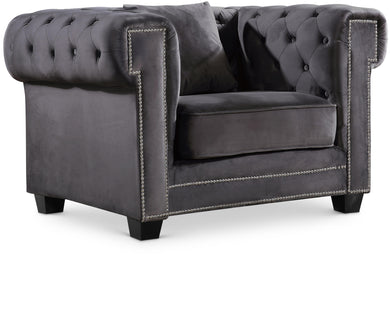 Bowery Grey Velvet Chair image