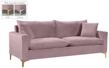 Load image into Gallery viewer, Naomi Pink Velvet Sofa image
