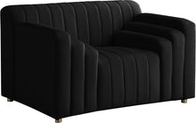Load image into Gallery viewer, Naya Black Velvet Chair image
